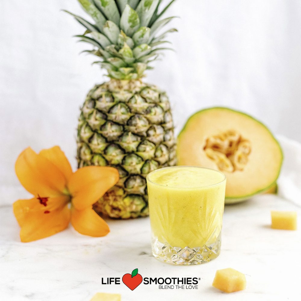 Stay hydrated during Ramadan with Life Smoothies! - Pineapple
