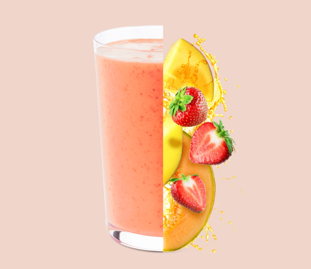 Core Smoothie Caribbean Kiss-Half Glass-Half Fruits