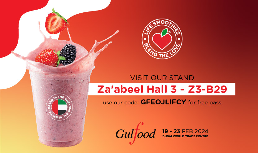 Blend Up Excitement at Gulfood 2024 with Life Smoothies: Quicker Solutions, Fresher Flavours!