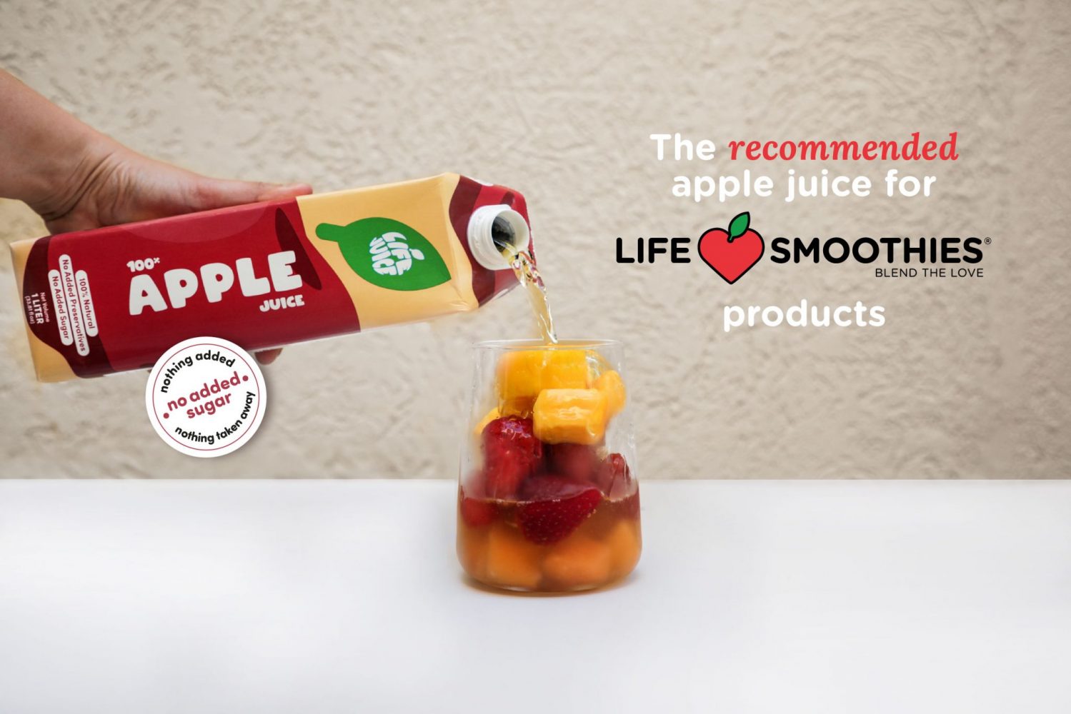 Life Juice – The Recommended Apple Juice for Life Smoothies’ pre-portioned frozen smoothie products